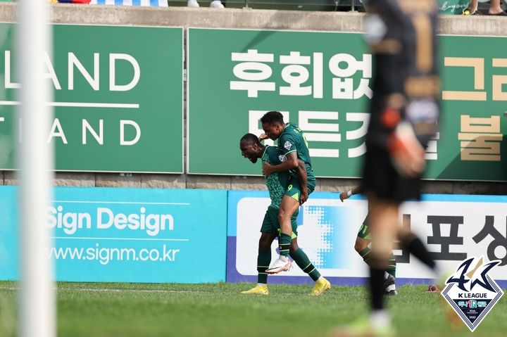 [서울=뉴시스]K리그2 김포 루이스. (사진=프로축구연맹 제공)