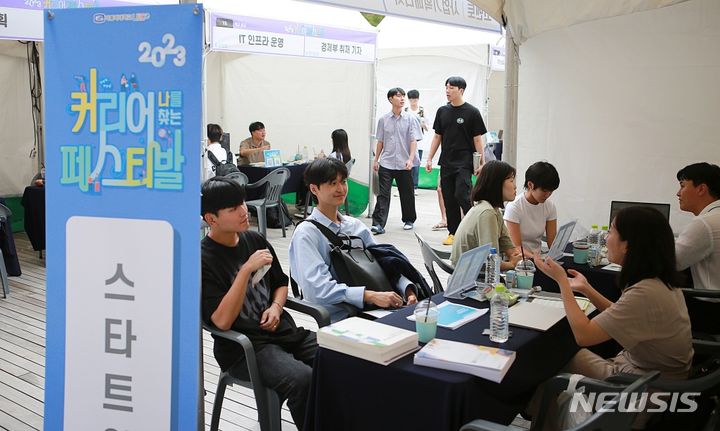 [부천=뉴시스] 정일형 기자 = 가톨릭대, 나를 찾는 커리어 페스티벌. (사진은 가톨릭대 제공)