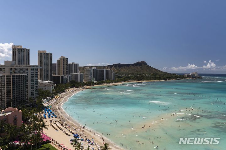 [서울=뉴시스] 호놀룰루 전경. (사진= 하나투어 제공)