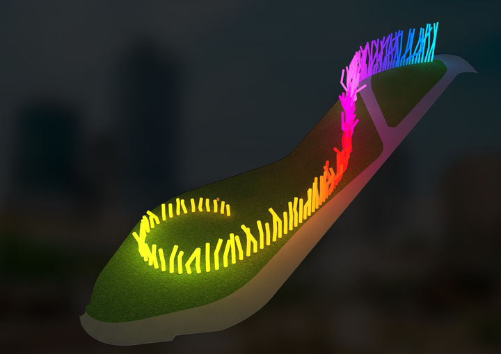 [서울=뉴시스]작품 투시도.