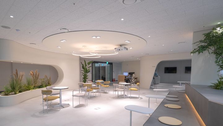 인천 K-디지털 플랫폼 로비 전경(사진=CJ올리브네트웍스 제공) *재판매 및 DB 금지