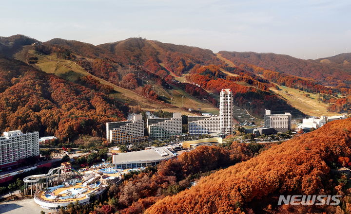 [서울=뉴시스] 휘닉스 평창 전경. (사진=휘닉스 호텔&리조트 제공)&nbsp;&nbsp; 