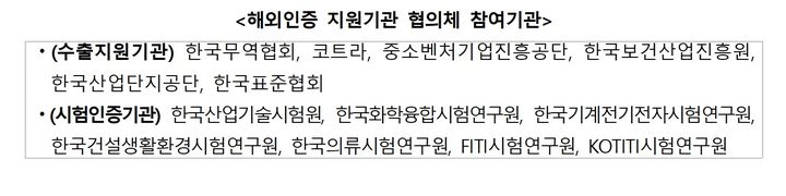 국표원, '공공·민간 협의체'로 해외인증 실적 점검