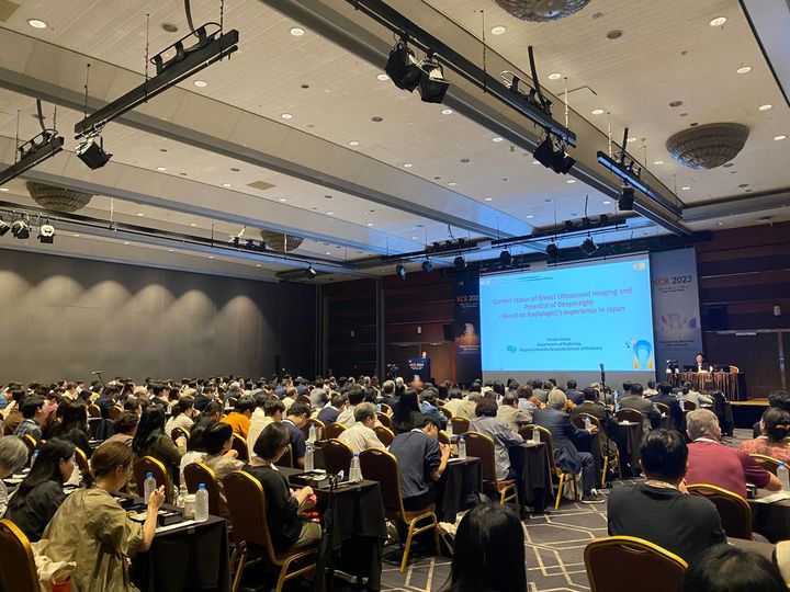 [서울=뉴시스] 지난 20일 개최된 제79차 대한영상의학회 학술대회 '후지필름 초음파 런천 심포지엄' 현장 모습 (사진=JW메디칼 제공) 2023.09.27. photo@newsis.com *재판매 및 DB 금지