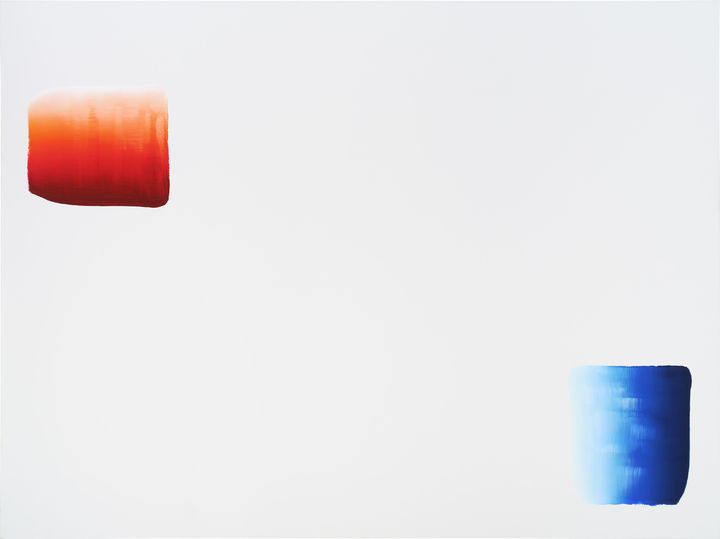 이우환, Dialogue, 2015,acrylic on canvas, 218 x 291 cm.Estimate: HK$8,000,000 - 12,000,000(추정가 한화 약 14억 ~21억) *재판매 및 DB 금지