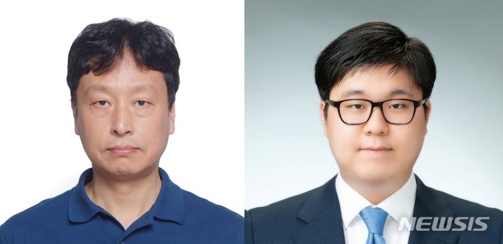 [광주=뉴시스] 김정욱 교수와 유재헌 박사과정생