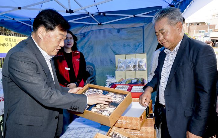 [합천=뉴시스] 합천군청 직거래 장터 *재판매 및 DB 금지 *재판매 및 DB 금지