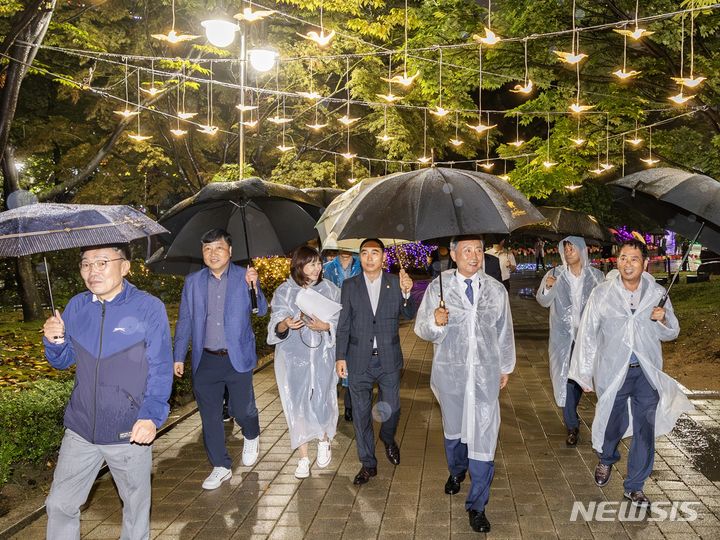 인천시 관광축제 공모사업 '계양 빛 축제' 점등식