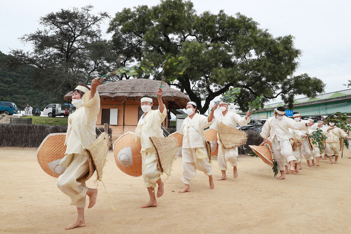 [안동=뉴시스] 예천 삼강주막나루터 축제. (사진=경북도 제공) 2023.09.28 *재판매 및 DB 금지