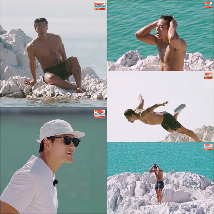 [서울=뉴시스] '택배는 몽골몽골' 김종국 운동 휴지기 상탈. (사진 = JTBC 제공) 2023.09.29. photo@newsis.com *재판매 및 DB 금지