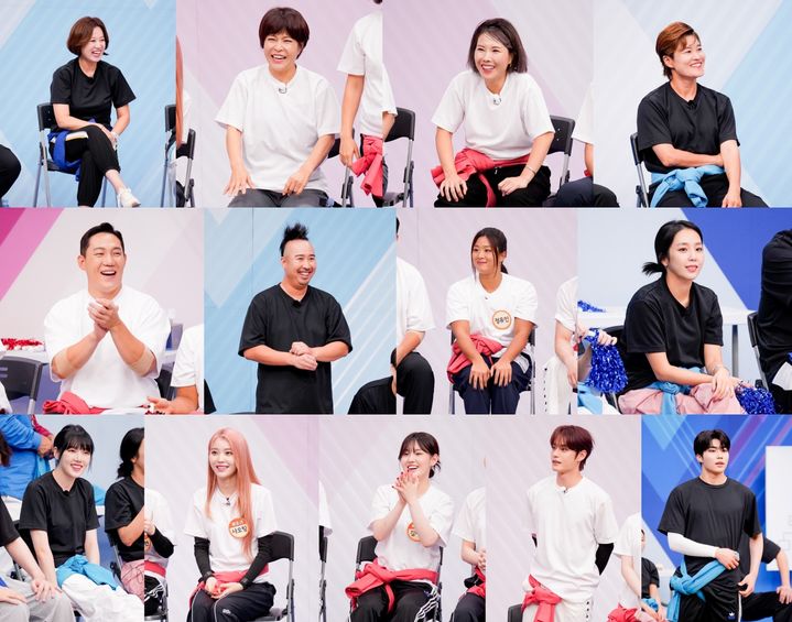 [서울=뉴시스] 30일 오후 8시50분 방송되는 JTBC '아는 형님'에서 추석 특집 2탄 '2023 형님학교 씨름대회'가 펼쳐진다. (사진= JTBC '아는 형님' 제공) 2023.09.30. photo@newsis.com *재판매 및 DB 금지