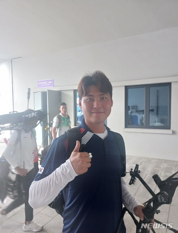 [항저우=뉴시스]박지혁 기자 = 양궁 리커브 국가대표 이우석