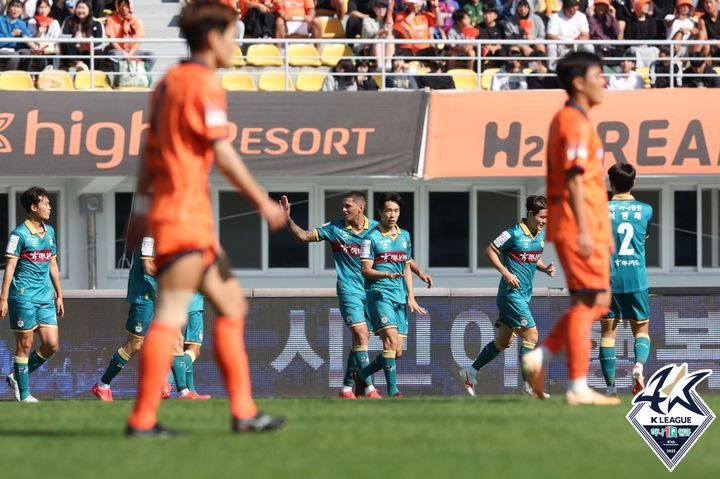 [서울=뉴시스]대전 마사 득점. 2023.10.01. (사진=한국프로축구연맹 제공) *재판매 및 DB 금지