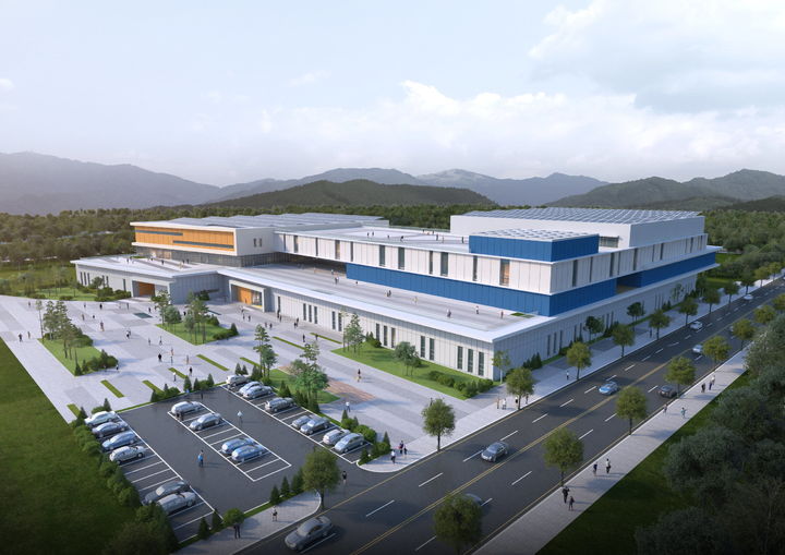 [진주=뉴시스] 진주시, 우주환경시험시설 조감도. *재판매 및 DB 금지