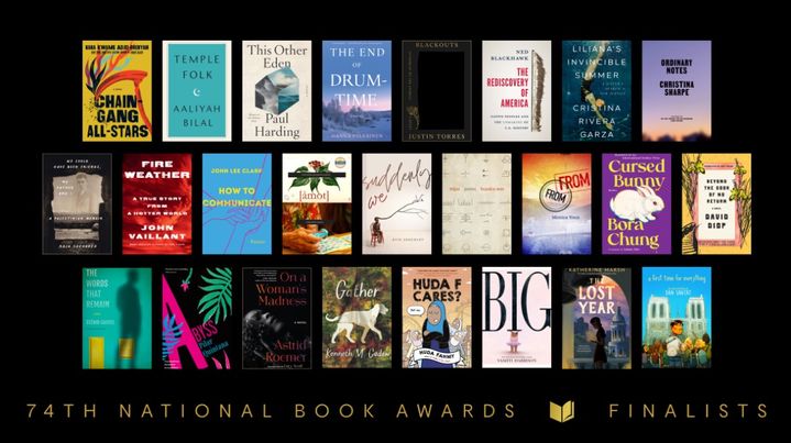 [서울=뉴시스] 전미도서상 각 부문별 최종후보작 (사진 =전미도서상 홈페이지 캡처) *재판매 및 DB 금지 *재판매 및 DB 금지