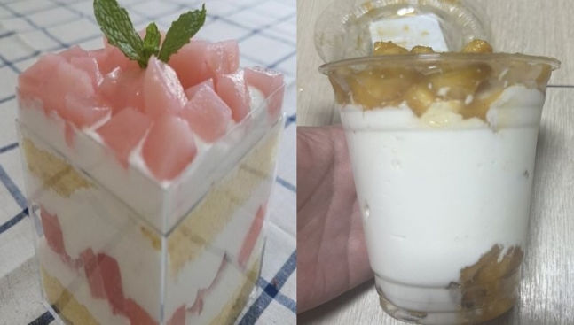 (왼쪽) 카페 이미지 컷 (오른쪽) 소비자가 받은 제품 (사진=온라인 커뮤니티 갈무리) *재판매 및 DB 금지