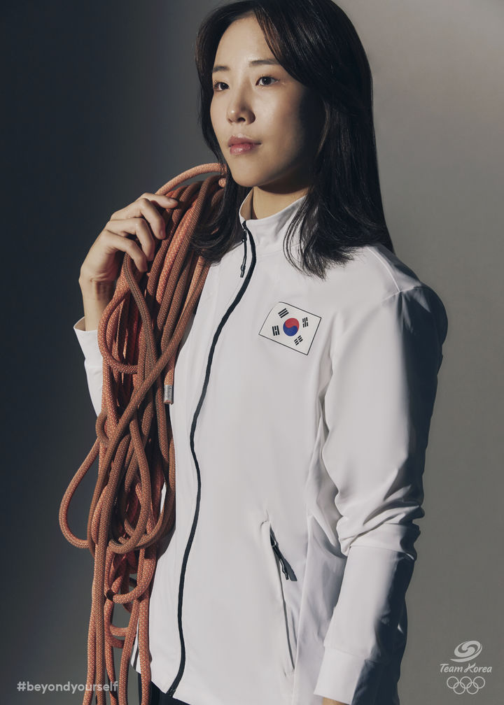 [서울=뉴시스] 한국 스포츠클라이밍 여자 스피드 대표팀의 노희주. (사진 = 대한체육회 제공) *재판매 및 DB 금지