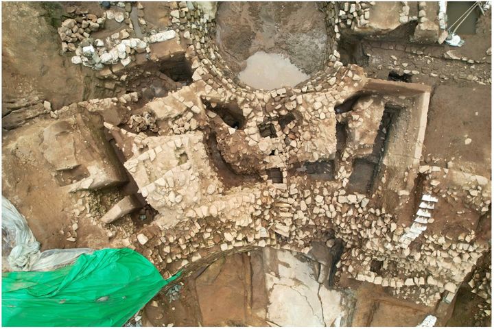 [서울=뉴시스] 부여 가림성 백제시대 성벽과 배수체계 현황 (사진=문화재청 제공) 2023.10.05. photo@newsis.com *재판매 및 DB 금지