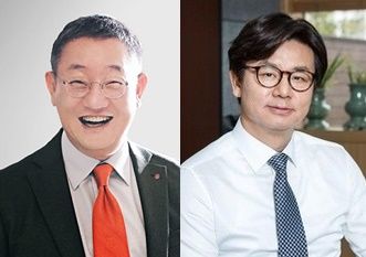 (왼쪽부터) 현신균 LG CNS 대표, 강진모 아이티센 회장 (사진 =각 사) *재판매 및 DB 금지