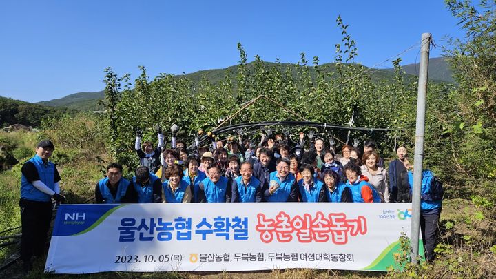 [울산소식]농협, 배 재배 농가에서 농촌 일손돕기 등 