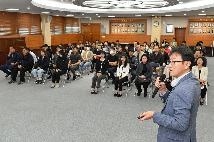 정선군, 장애인 학대예방 인식개선 교육모습. *재판매 및 DB 금지