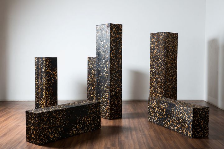 박홍구 Honggu Park, 추상탄화 Abstract Ignition, 2016, wood, 182(h)x44(w)x30(L) cm *재판매 및 DB 금지