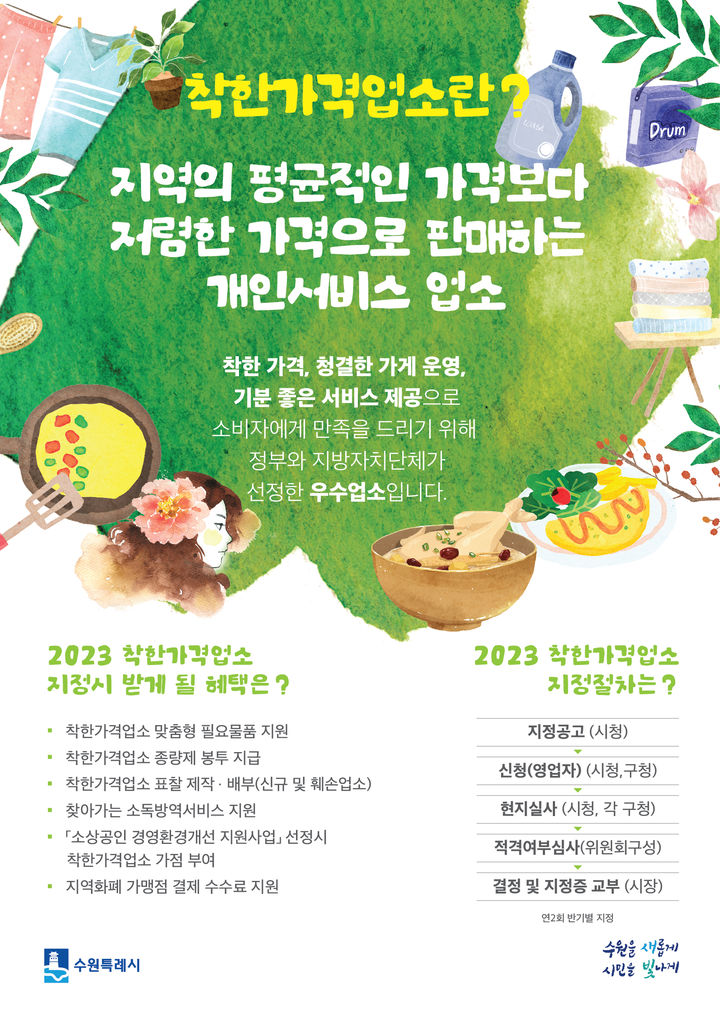 수원시, 착한가격업소에 4분기 종량제 봉투 지원