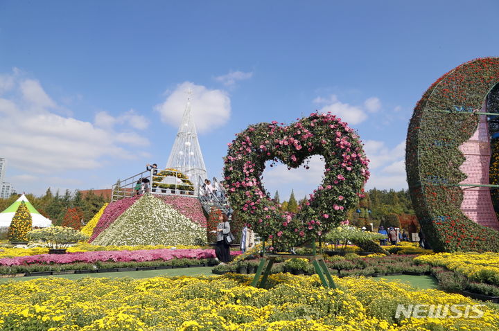 익산 천만 송이 국화축제 (사진=익산시 제공)