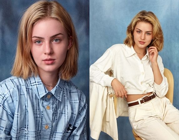 [서울=뉴시스] 'AI이어북'필터를 적용한 커플 유튜버 '진우와 해티'의 해티 사진(사진=해릿 에밀리 그린) 2023.10.11 photo@newsis.com&nbsp; *재판매 및 DB 금지