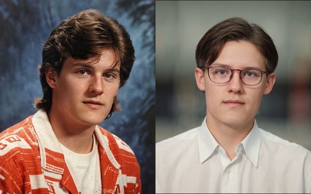 [서울=뉴시스] 'AI이어북'필터를 적용한 유튜버 '단앤조엘'의 조엘 (사진=조엘 베넷) 2023.10.11 photo@newsis.com *재판매 및 DB 금지