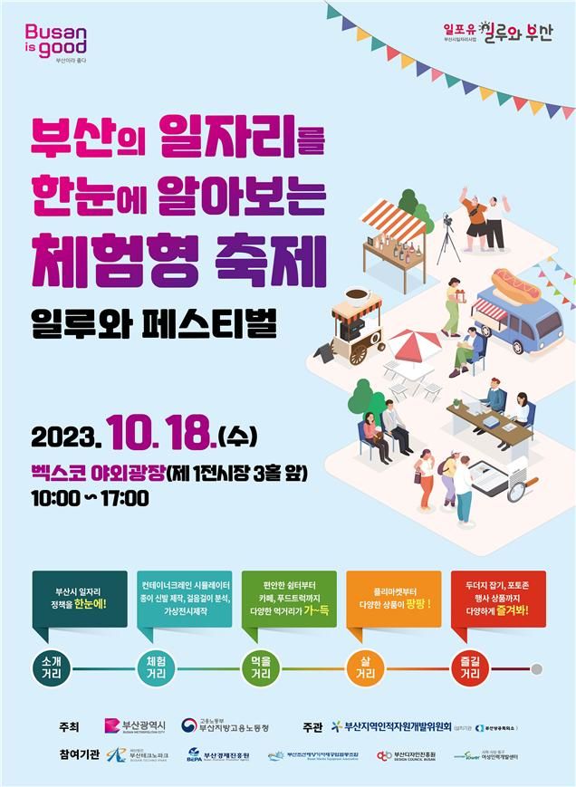 [부산=뉴시스] '2023년 일루와 페스티벌' 포스터(사진=부산시 제공) *재판매 및 DB 금지