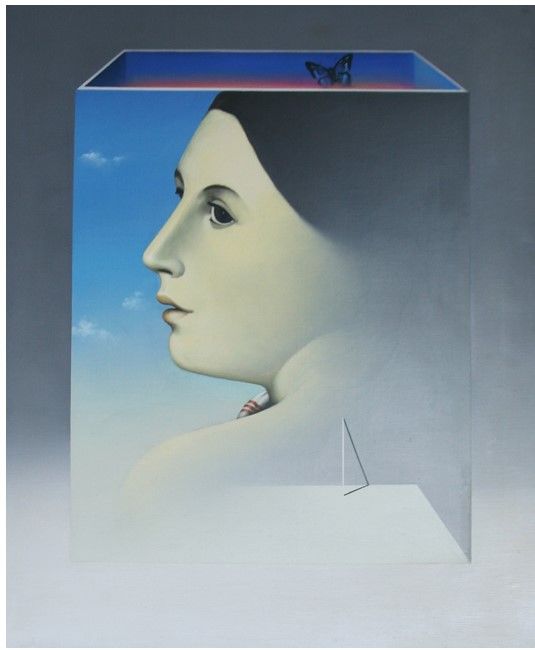 한만영, 공간의 기원 78-13(Origin of the Space 78-13)>, 1978, 캔버스에 유채, 73 x 60.6 cm *재판매 및 DB 금지