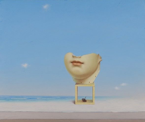 시간의 복제 87-2(Reproduction of Time 87-2)>, 1987, 캔버스에 유채, 60.6 x 72.3 cm *재판매 및 DB 금지