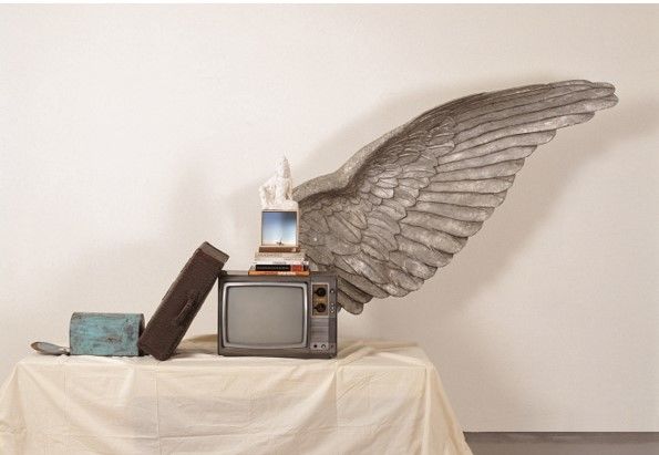 한만영, 시간의 복제-여행(Reproduction of Time-Travel), 1995, 혼합매체, 155 x 327 x 72(d) cm *재판매 및 DB 금지