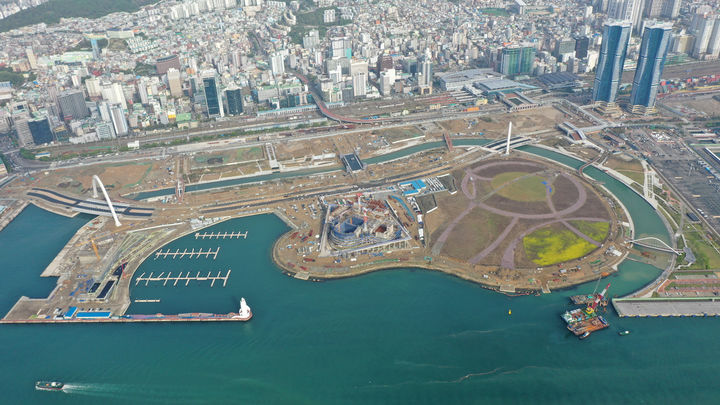 [부산=뉴시스] 북항1단계 재개발 구역 랜드마크부지 (사진=BPA 제공)&nbsp; *재판매 및 DB 금지