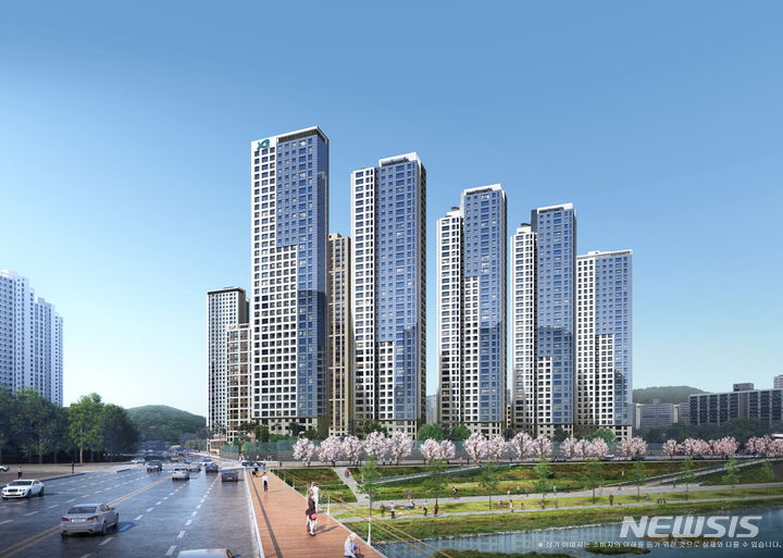 [서울=뉴시스] 경기도 광명 철산자이 브리에르 투시도 (자료=GS건설 제공) 2026.09.17. photo@newsis.com 