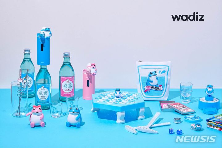 [서울=뉴시스] '진로 두꺼비' 굿즈 펀딩. (사진=와디즈 제공) 2023.10.23. photo@newsis.com