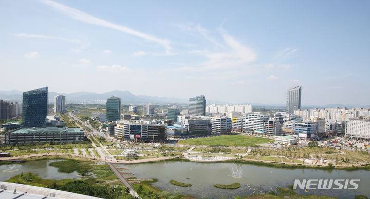 [나주=뉴시스] 빛가람 나주혁신도시 전경. (사진=나주시 제공) 2023.10.24. photo@newsis.com