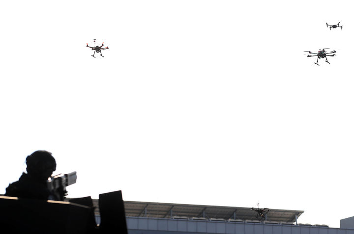 [광주=뉴시스] 변재훈 기자 = 24일 광주 북구 국립광주과학관에서 북구청과 광주경찰청, 국가정보원 등 유관기관이 '2023 재난대응 안전한국훈련'을 벌이고 있다. (사진=광주 북구 제공) 2023.10.24. photo@newsis.com *재판매 및 DB 금지