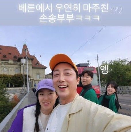 [서울=뉴시스] 손헌수 부부, 박수홍·김다예 모습. (사진=김다예 인스타그램 캡처) 2023.10.25. photo@newsis.com  *재판매 및 DB 금지