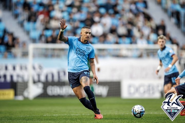 [서울=뉴시스]대구 바셀루스. 2023.10.21. (사진=한국프로축구연맹 제공)&nbsp; *재판매 및 DB 금지