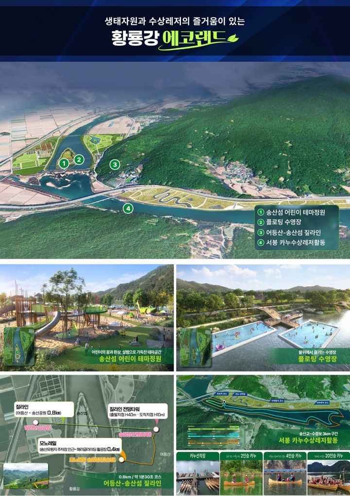 [광주=뉴시스] 광주시가 구상중인 황룡강 에코랜드. (구상도 = 광주시 제공) *재판매 및 DB 금지