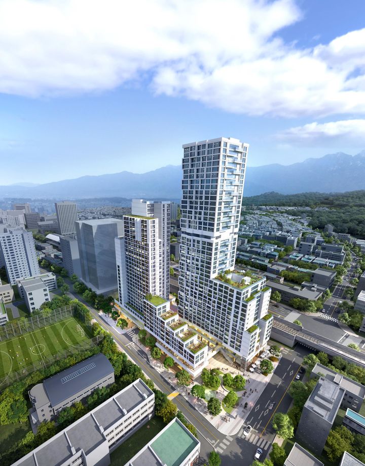 [서울=뉴시스]방학역 조감도.