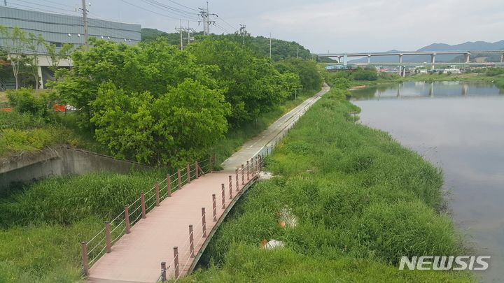  포곡읍 일대에 대한 수변구역. 용인시 제공