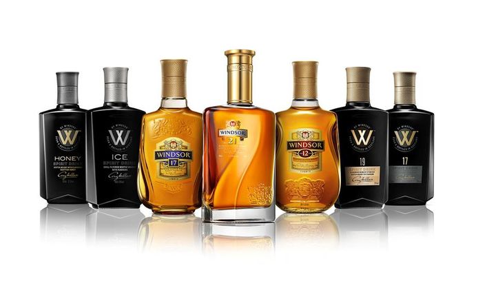 윈저글로벌 제품 라인. (사진=디아지오코리아 제공) *재판매 및 DB 금지