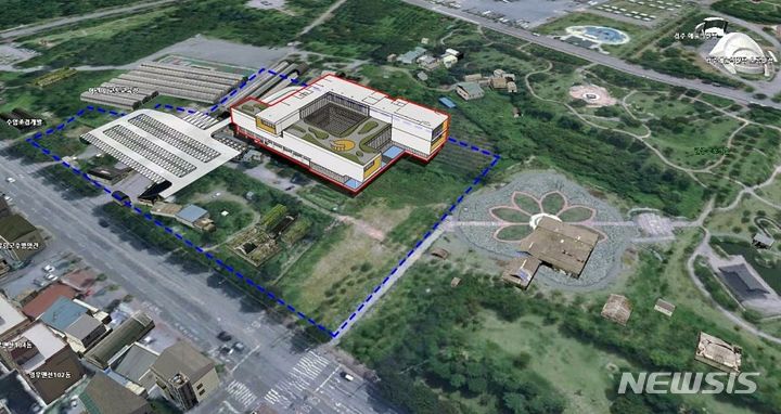 경주 시립복합문화도서관 위치 예상도