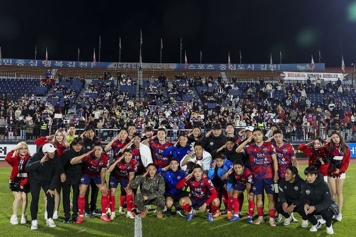 김포전 승리샷 (사진=김천상무 제공) *재판매 및 DB 금지