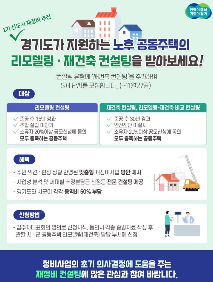공동주택 재정비 컨설팅 사업. *재판매 및 DB 금지