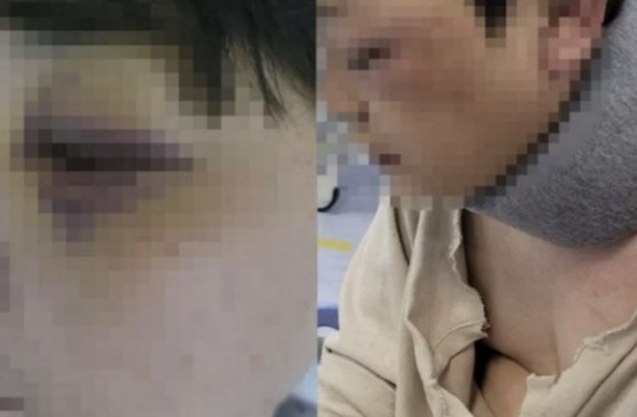 김포의 한 아파트에서 아이가 보는 앞에서 무차별 폭행을 한 남성의 신상이 공개됐다. (사진=온라인 커뮤니티 캡처) *재판매 및 DB 금지