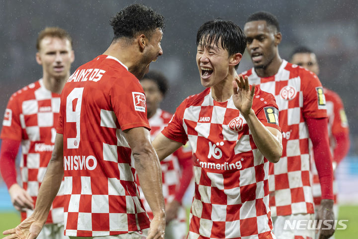 [마인츠=AP/뉴시스] 독일 프로축구 분데스리가의 마인츠 미드필더 이재성. 2023.11.05.